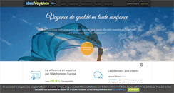 Desktop Screenshot of idealvoyance.eu
